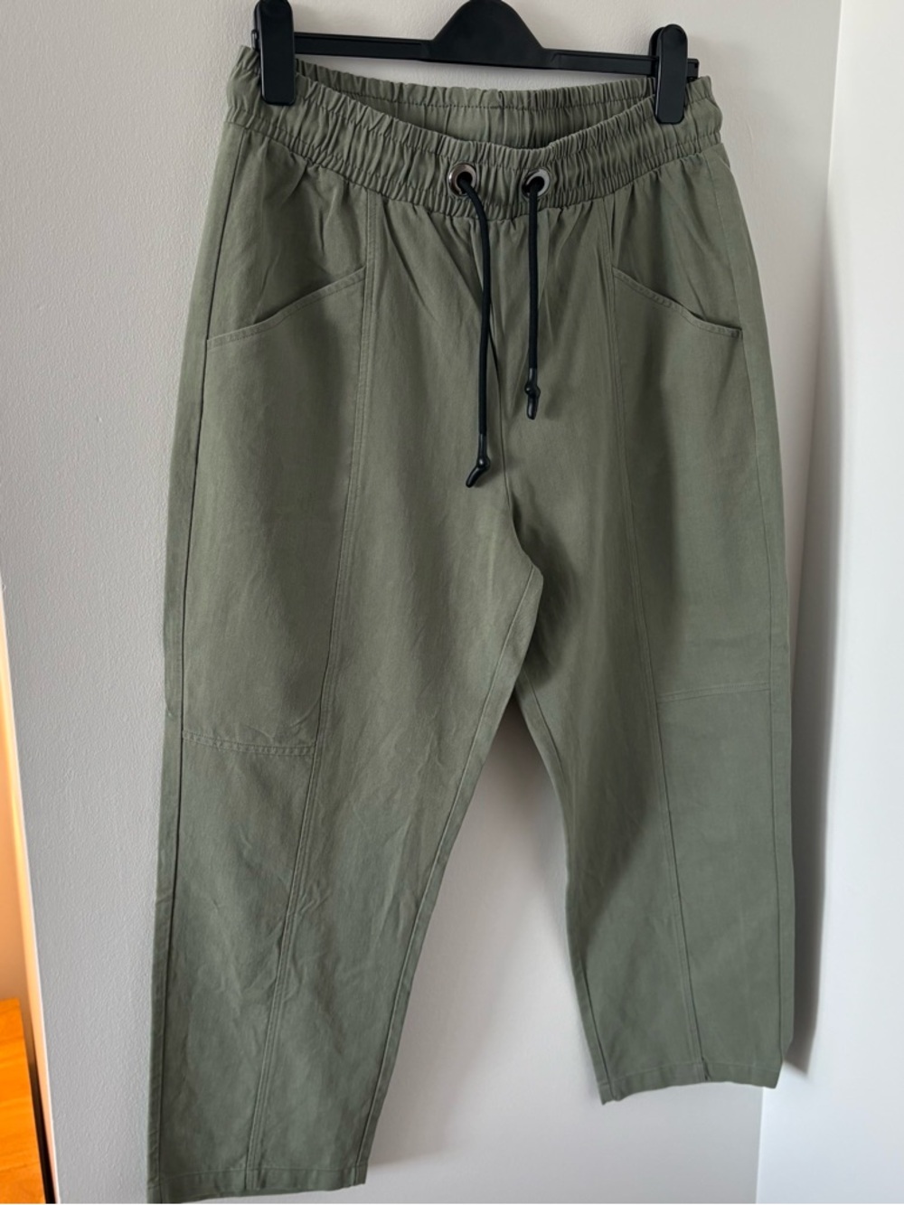 Zara Women’s‎ Jogger Pants In Light Khaki Green Size XL NWOT - Picture 8 of 16